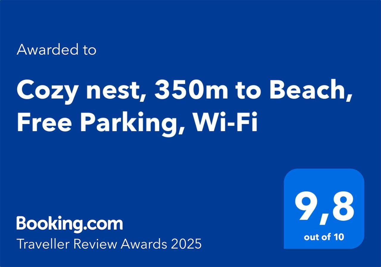 Cozy Nest, 350M To Beach, Free Parking, Wi-Fi Kotor Exterior foto